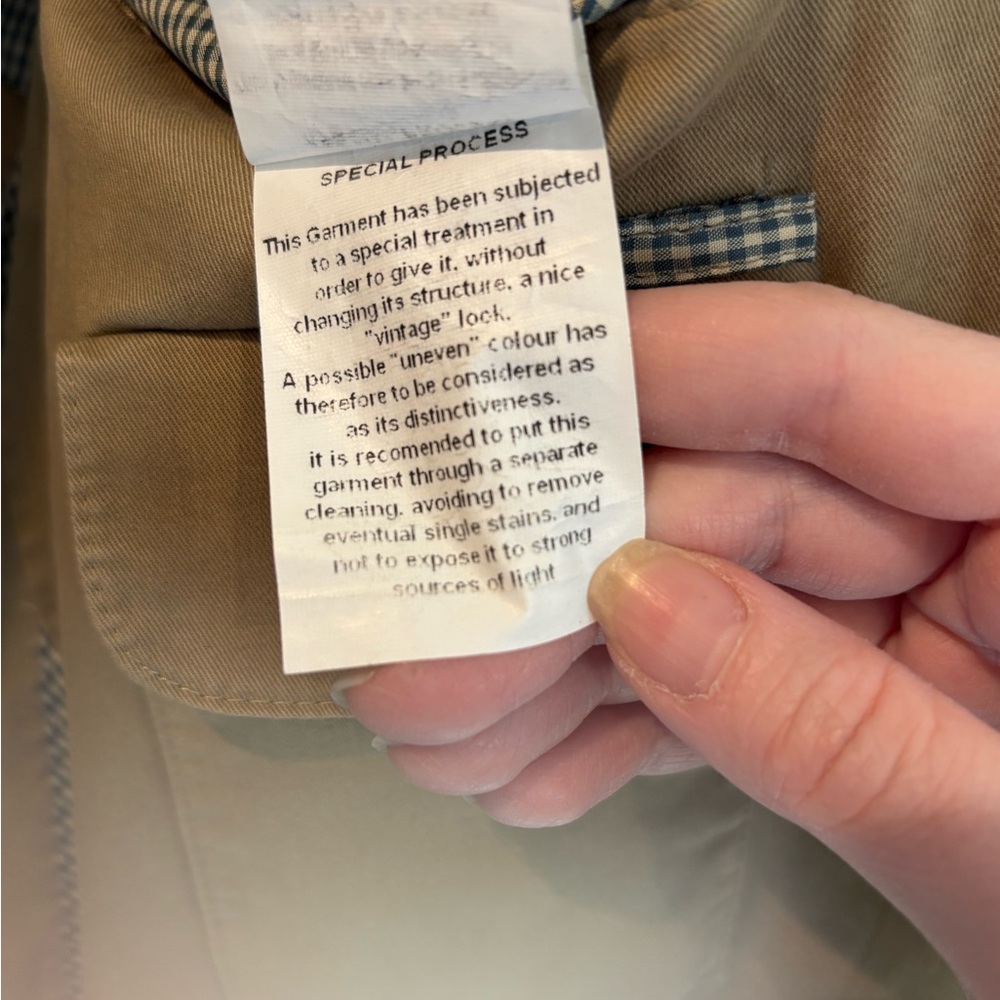 Kroon Men's Casual Beige Cotton Sport Coat Classic Two-Button Blazer preppy 42R - Picture 8 of 12